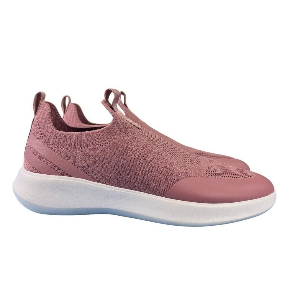 Koolaburra by UGG Yosha Pink Knit Slip‎ On Sneakers Boho Y2K Cozy Lounge Size 9
